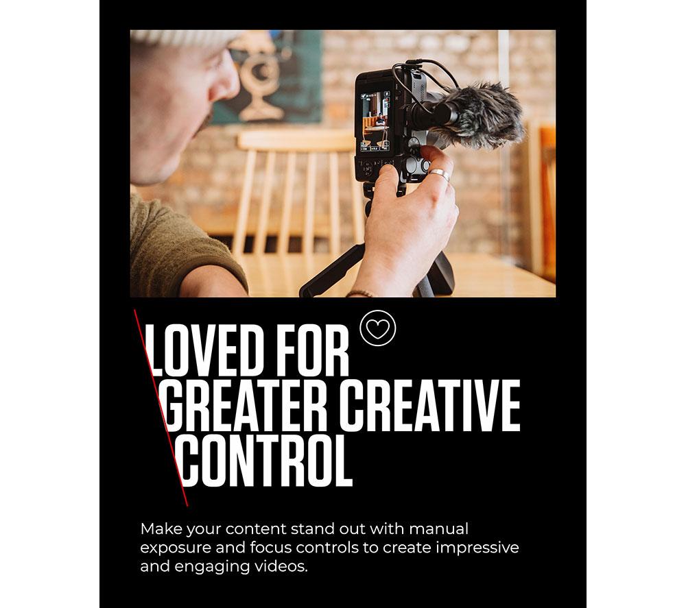 CANON EOS R50 V Mirrorless Camera Creator Kit with RF-S 14-30 mm f/4-6.3 IS STM PZ Lens image number 4 of 10