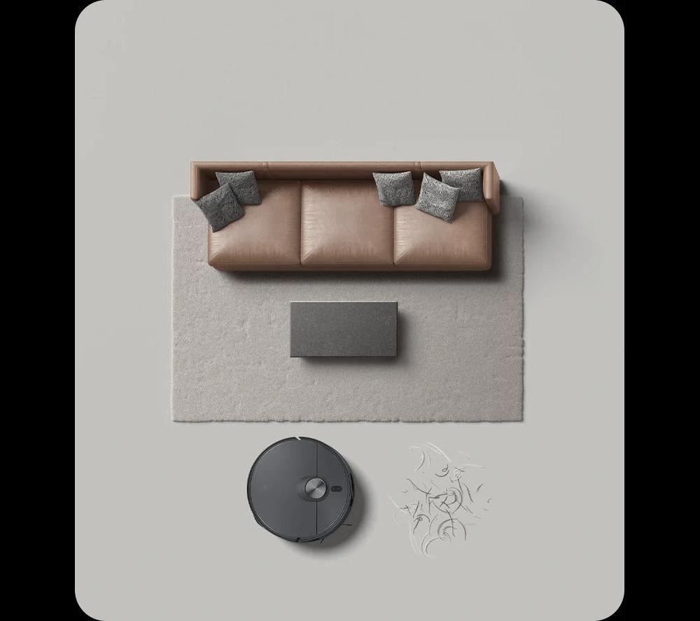 XIAOMI D109GL X20 Max Robot Vacuum Cleaner - Black image number 4 of 13