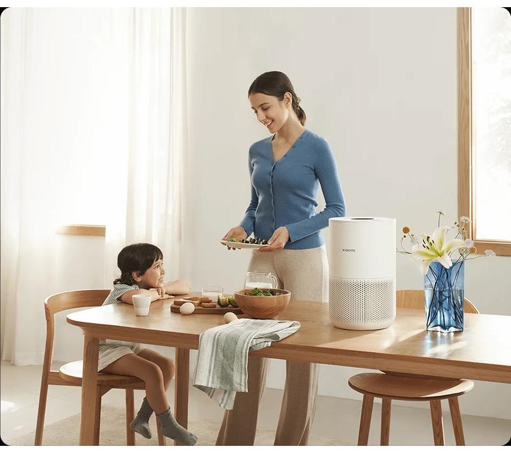 XIAOMI BHR8762GB Smart 4 Compact Portable Air Purifier - White image number 4 of 12