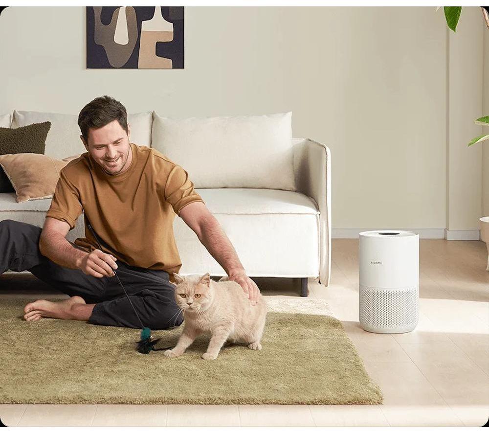 XIAOMI BHR8762GB Smart 4 Compact Portable Air Purifier - White image number 5 of 12