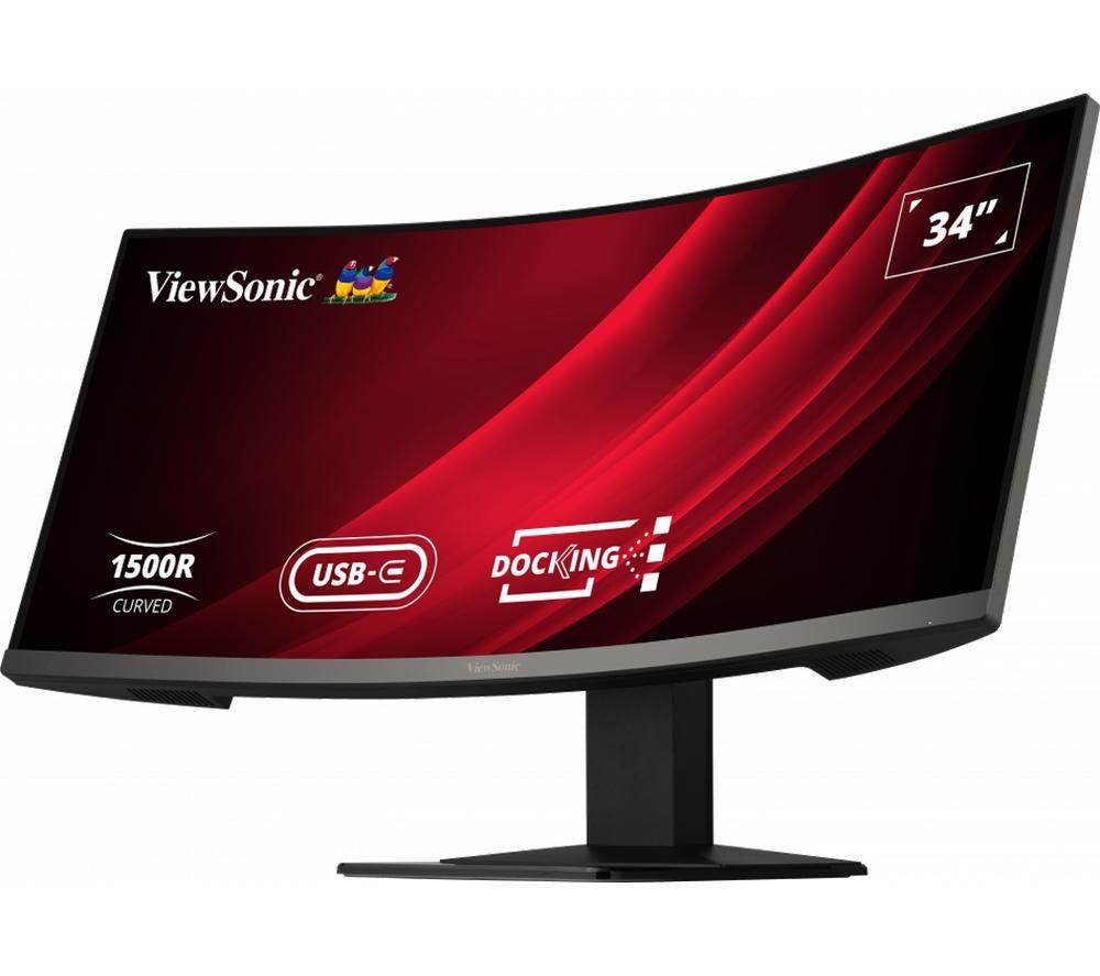 VIEWSONIC VG3419C Wide Quad HD 34" Curved LED Monitor - Black image number 5 of 9