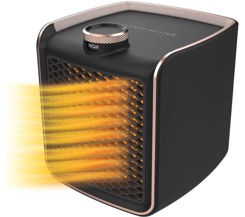 HANDY HEATER Instant Heat Deluxe 1500 W Hot & Cool Ceramic Fan Heater - Black