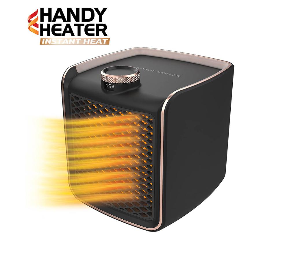 HANDY HEATER Instant Heat Deluxe 1500 W Hot & Cool Ceramic Fan Heater - Black image number 2 of 11