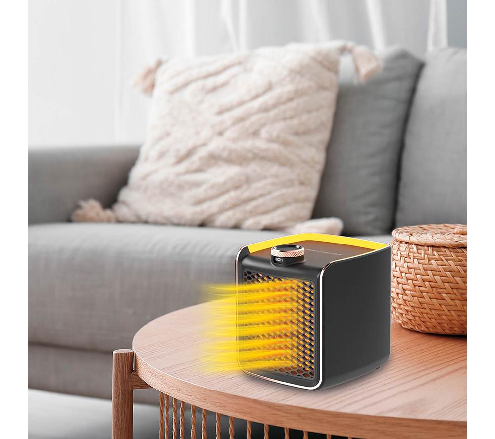 HANDY HEATER Instant Heat Deluxe 1500 W Hot & Cool Ceramic Fan Heater - Black image number 6 of 11