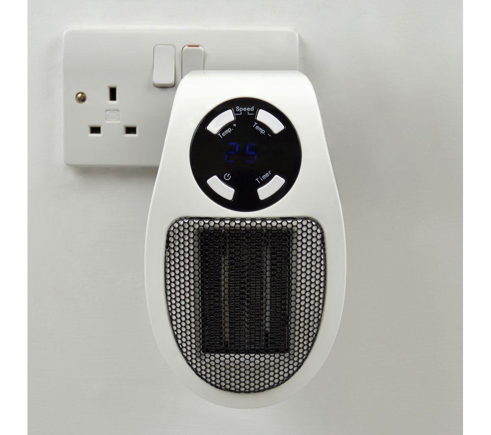 STAY WARM Plug-in Heater - White & Black image number 5 of 6