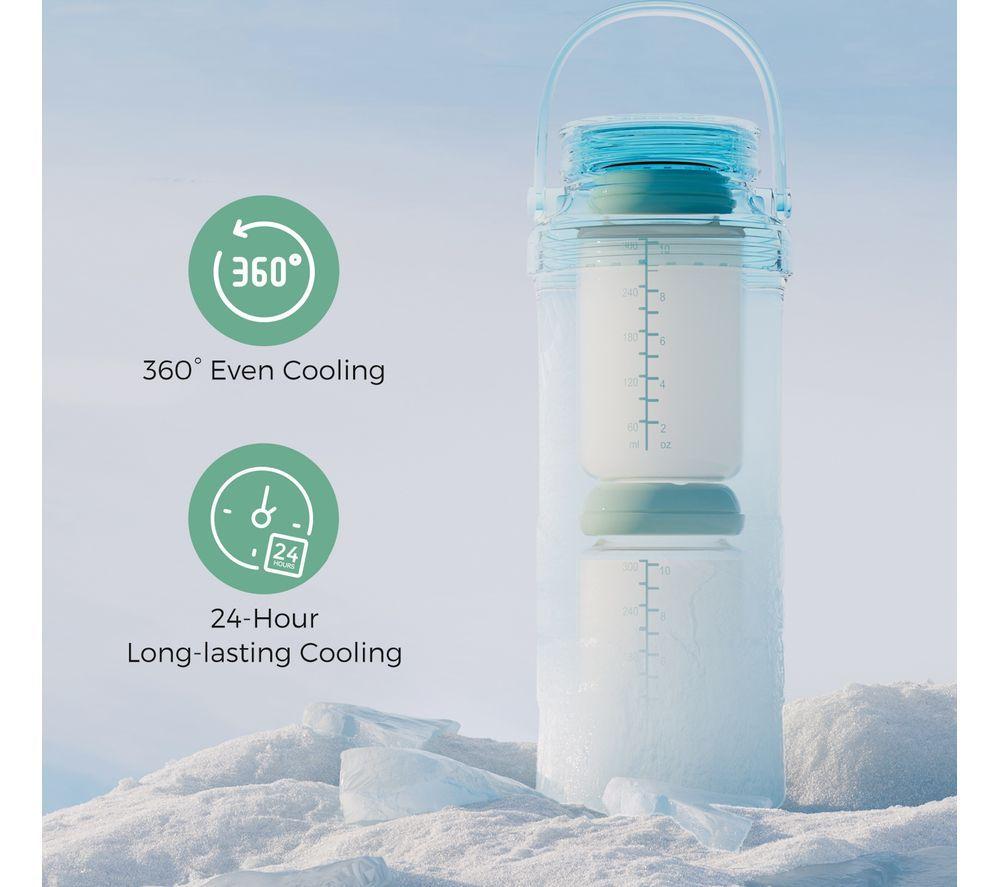 MOMCOZY Portable Breast Milk Cooler - Green image number 3 of 4
