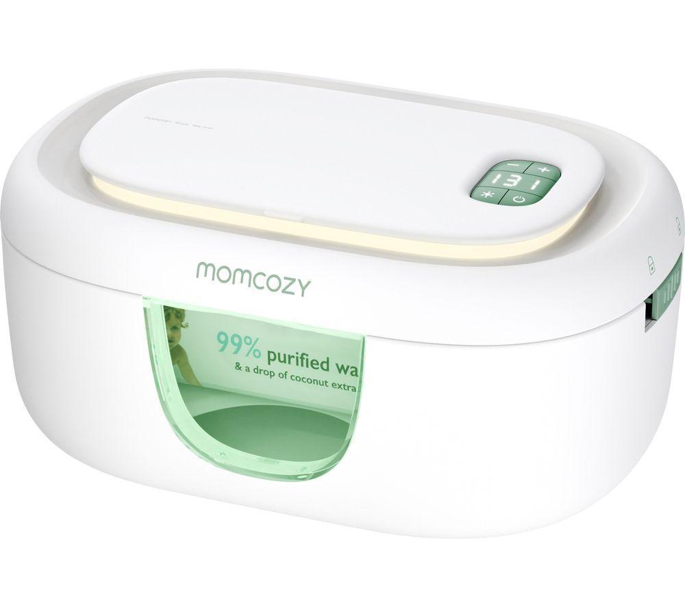 MOMCOZY WW004-WH11BA-A Baby Wipe Warmer - White & Green image number 3 of 5
