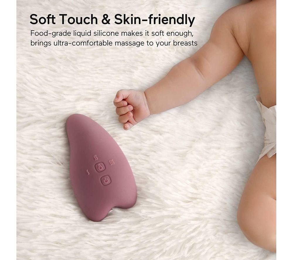 MOMCOZY 2-in-1 Lactation Massager - Pink image number 4 of 6