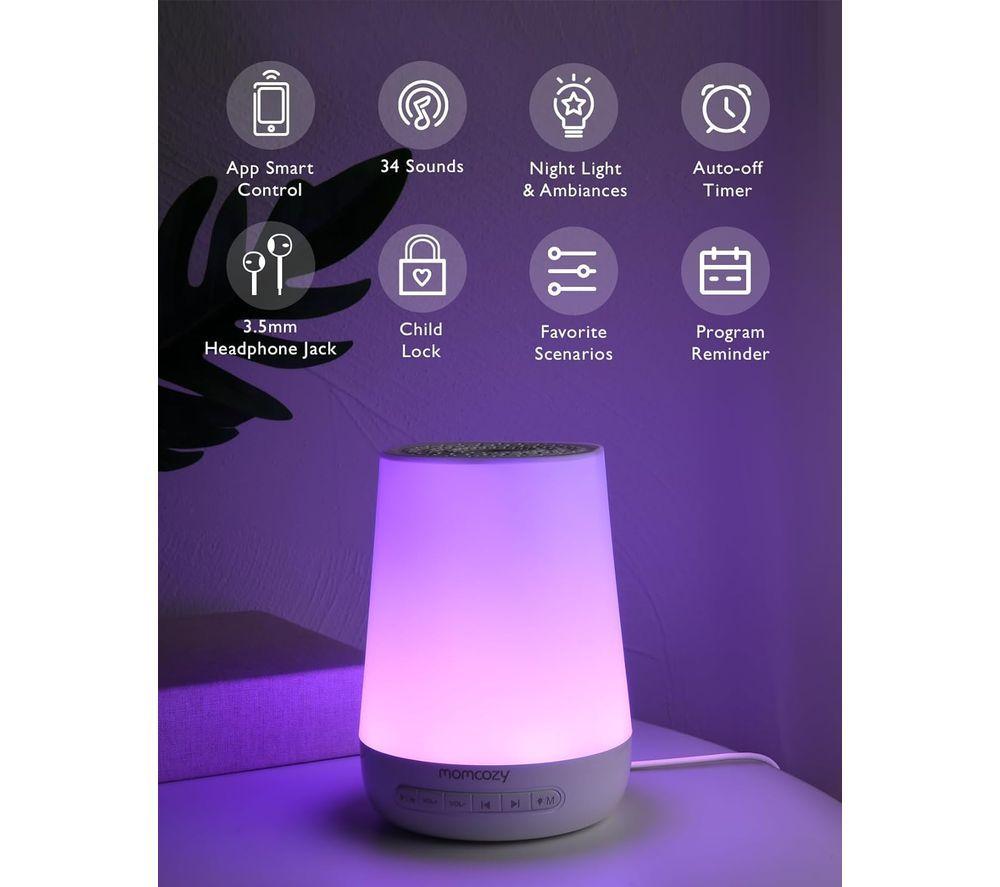 MOMCOZY Smart Baby Sound Machine - White image number 5 of 5