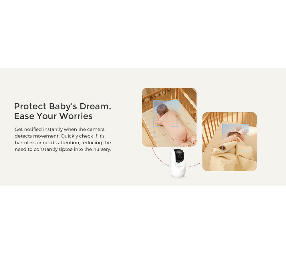 MOMCOZY BM04 ME005-WH11NB-A Baby Monitoring Camera - White image number 5 of 10