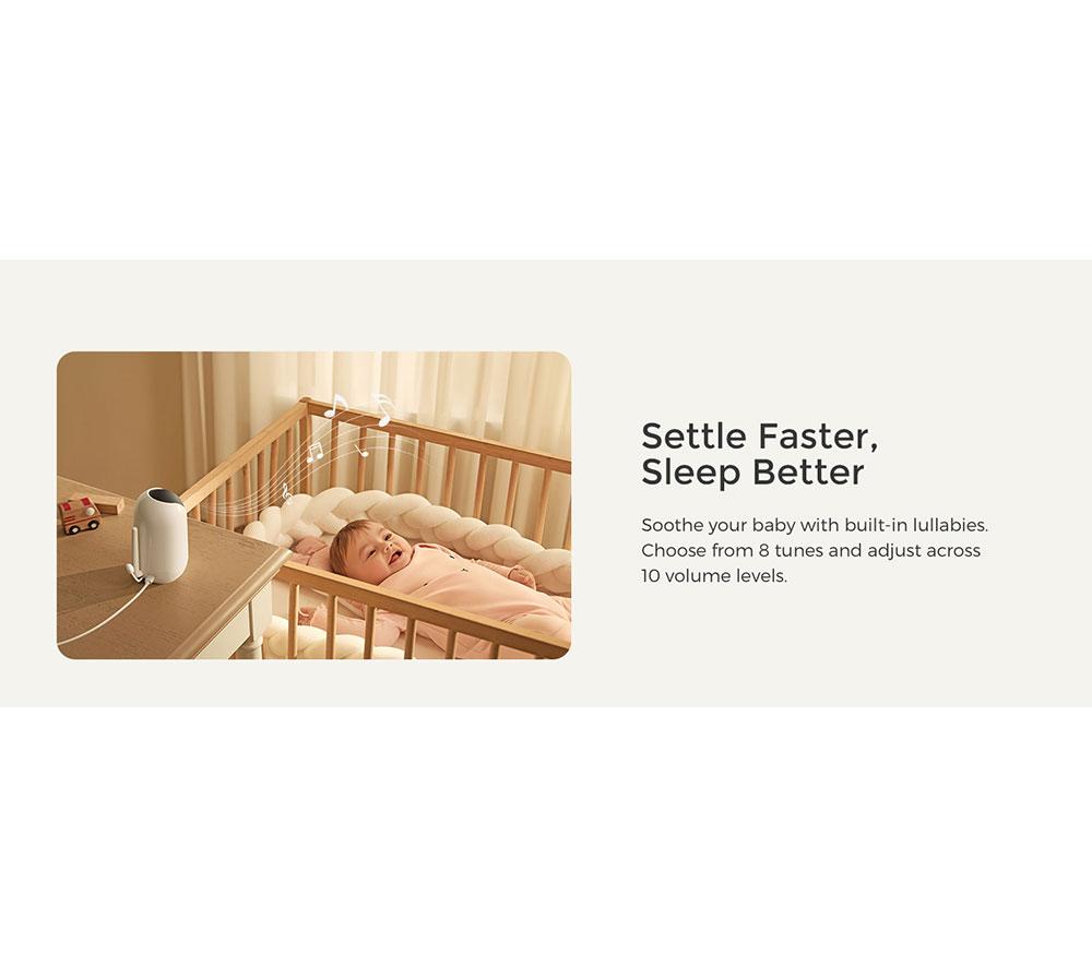 MOMCOZY BM04 ME005-WH11NB-A Baby Monitoring Camera - White image number 10 of 10