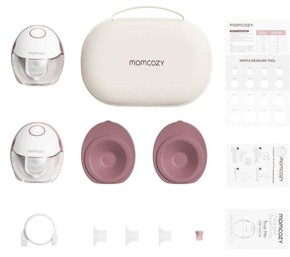 MOMCOZY BP319-IR00BA-A M6 Mobile Style Double Breast Pump - Pink image number 5 of 6