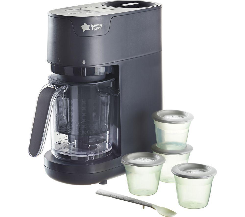TOMMEE TIPPEE QuickCook 6-in-1 Baby Food Maker - Black image number 4 of 4