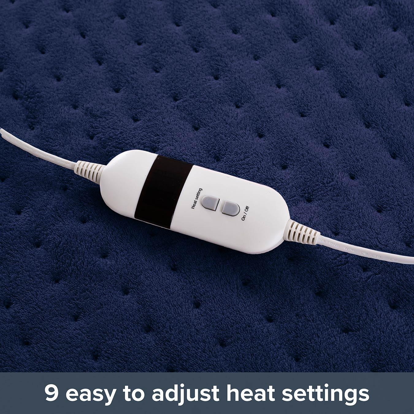 SILENTNIGHT Comfort Control Heated Throw - Navy, 160 x 120 cm image number 3 of 7