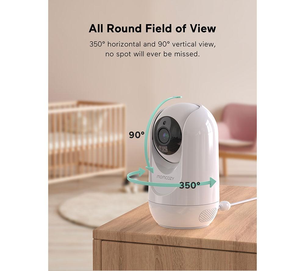 MOMCOZY BM002-WH11NB-A Baby Monitoring Camera - White image number 2 of 3