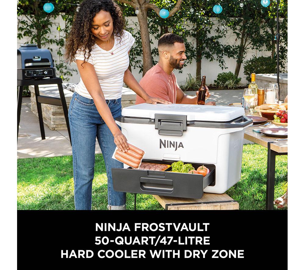 NINJA FB151UKWH FrostVault 47L Hard Cooler with Dry Zone - Cloud White image number 2 of 11
