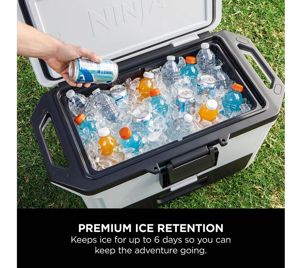 NINJA FB151UKWH FrostVault 47L Hard Cooler with Dry Zone - Cloud White image number 4 of 11