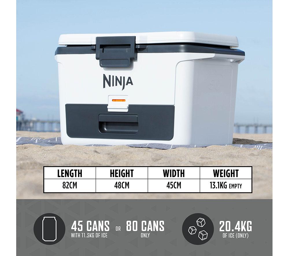 NINJA FB151UKWH FrostVault 47L Hard Cooler with Dry Zone - Cloud White image number 7 of 11