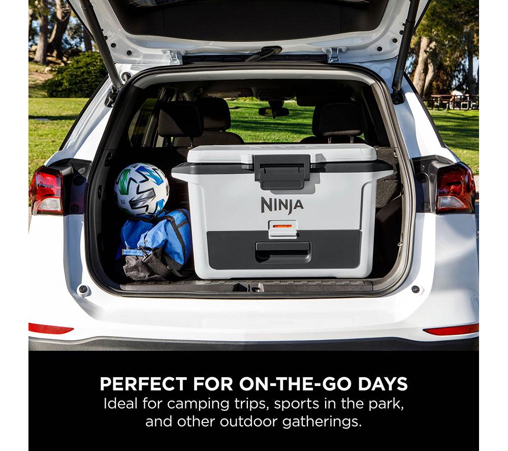 NINJA FB151UKWH FrostVault 47L Hard Cooler with Dry Zone - Cloud White image number 10 of 11
