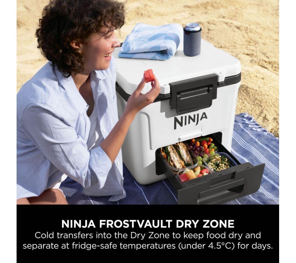 NINJA FB131UKWH FrostVault 28L Hard Cooler with Dry Zone - Cloud White image number 3 of 7