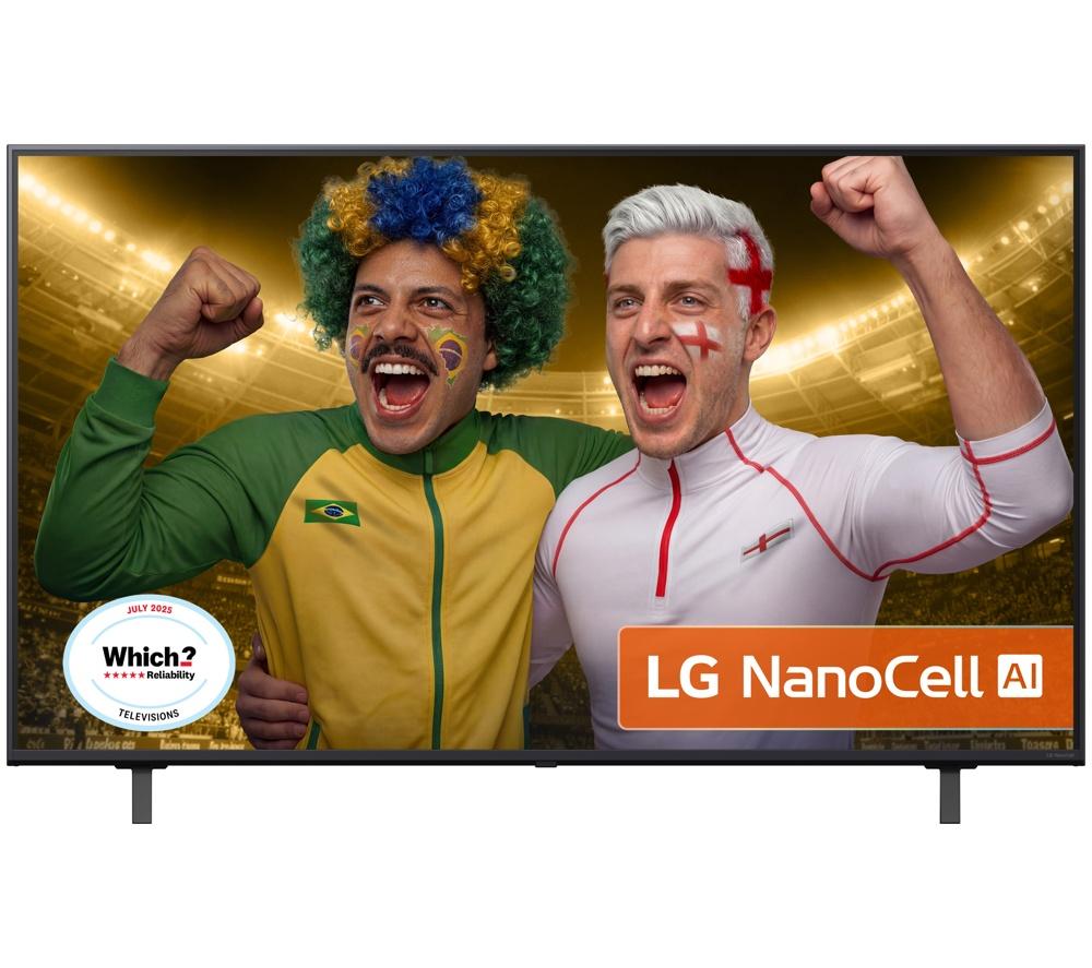 55" LG NANO80 NanoCell AI 4K Hdr Smart TV 2025 - 55NANO80A6B, Blue