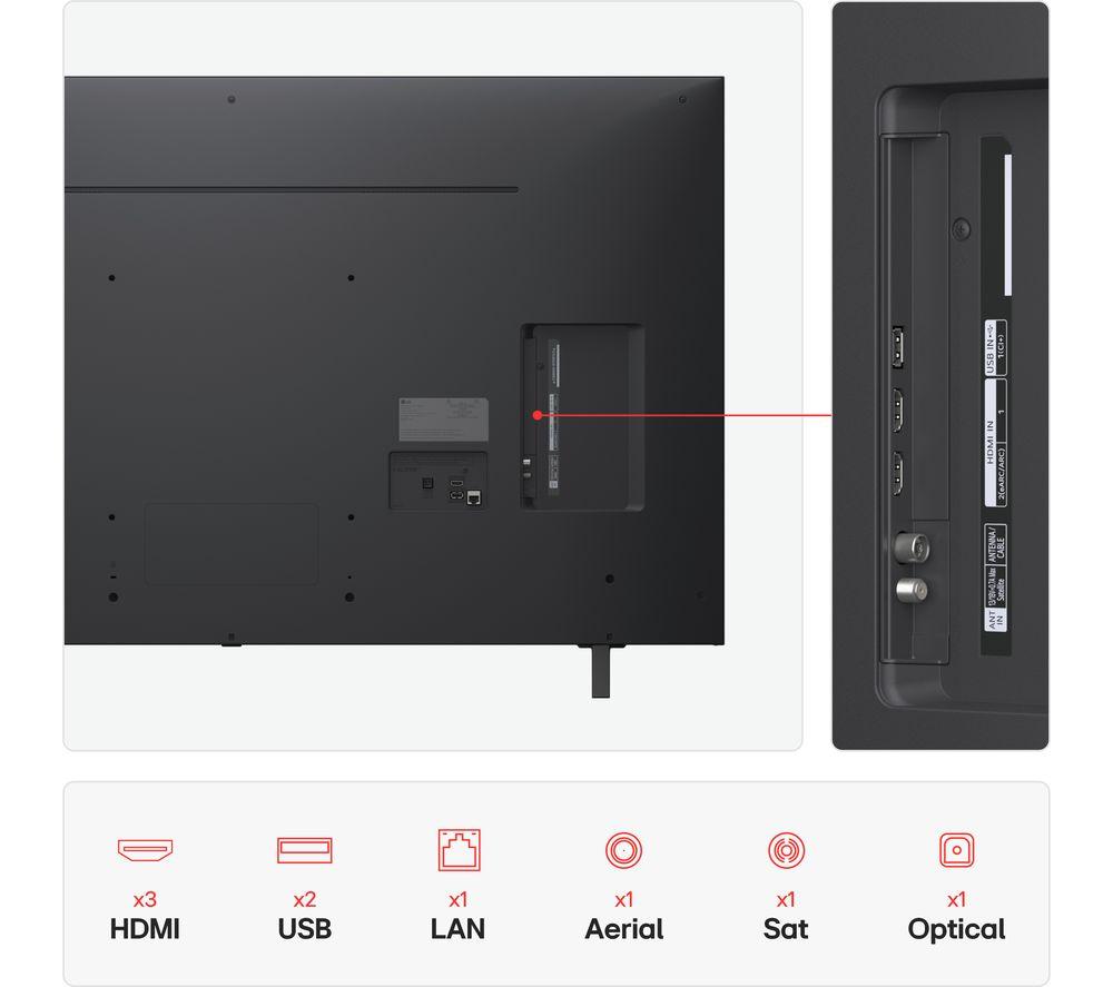 LG NANO80 55" NanoCell AI 4K HDR Smart TV 2025 - 55NANO80A6B image number 13 of 13