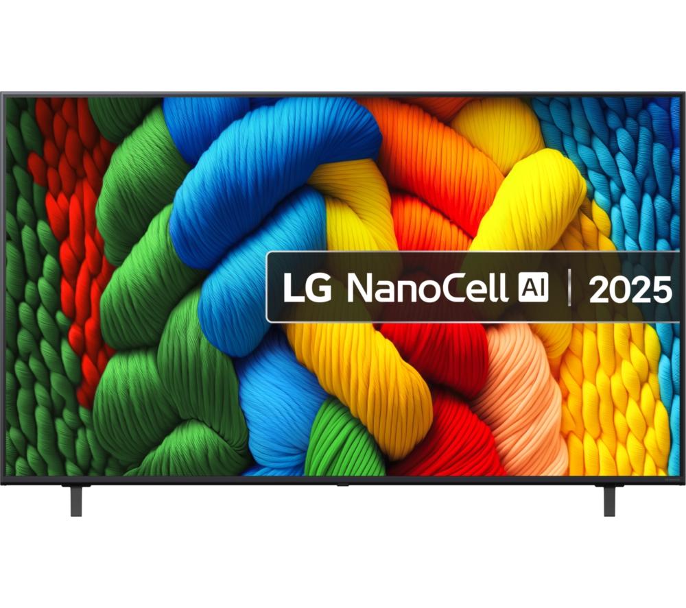Lg 65" Nano80 Nanocell Ai 4K Hdr Smart Tv 2025 - 65Nano80a6b, Blue