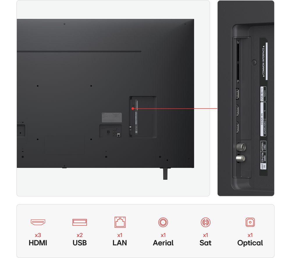 LG NANO80 65" NanoCell AI 4K HDR Smart TV 2025 - 65NANO80A6B image number 3 of 12