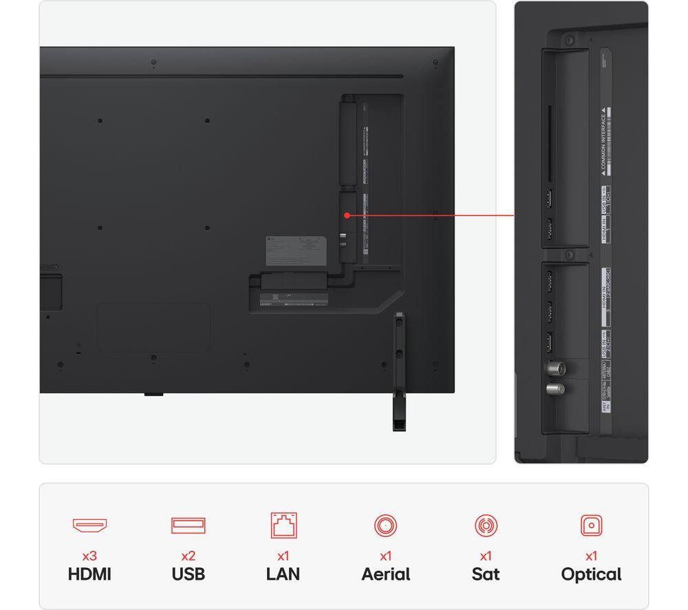 LG NANO80 50" NanoCell AI 4K HDR Smart TV 2025 -50NANO80A6B image number 6 of 14
