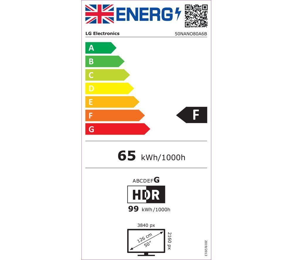 LG NANO80 50" NanoCell AI 4K HDR Smart TV 2025 -50NANO80A6B image number 13 of 14