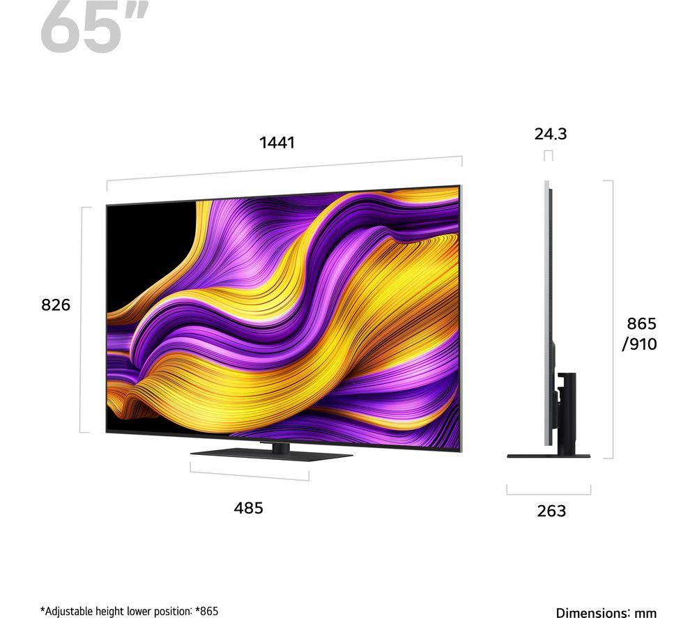 LG G5 65" OLED evo AI 4K HDR Smart TV 2025 (Stand Version) - OLED65G56LS image number 15 of 16