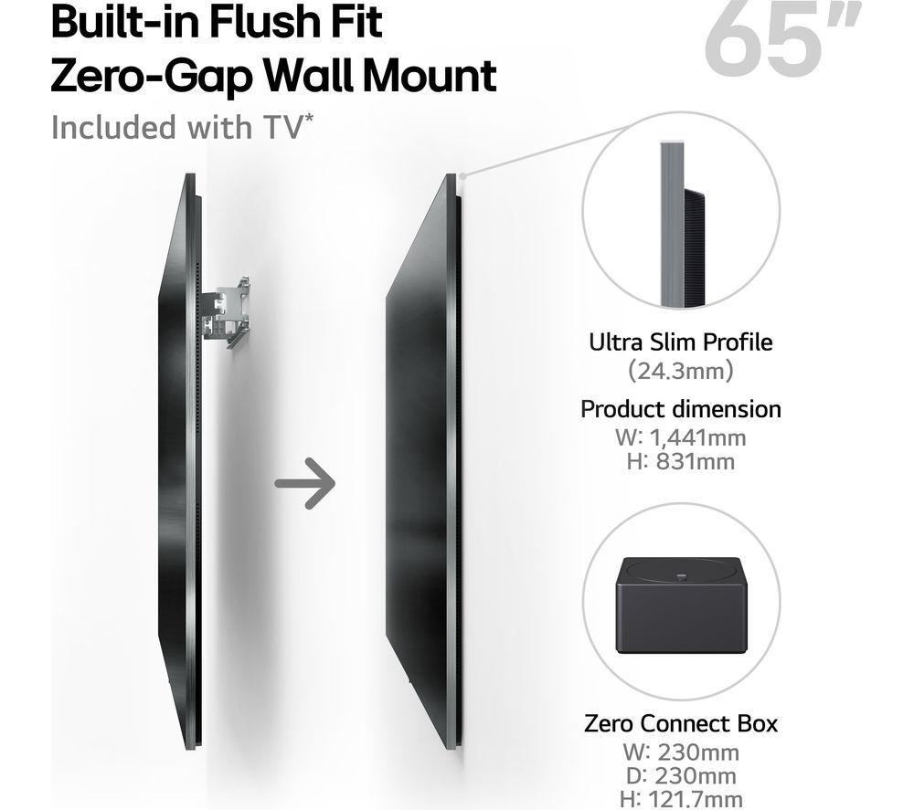 LG M5 65" OLED evo AI 4K HDR True Wireless Smart TV 2025 - OLED65M59LA image number 2 of 9