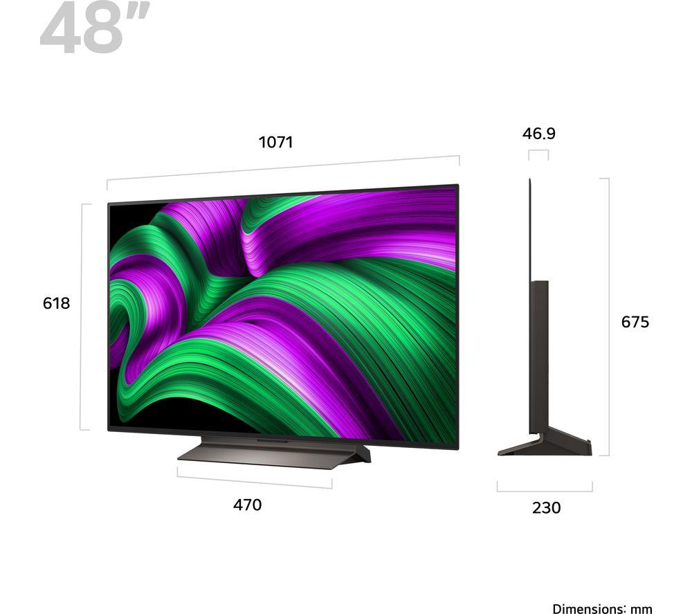 LG C5 48" OLED evo AI 4K HDR Smart TV 2025 - OLED48C56LB image number 14 of 16