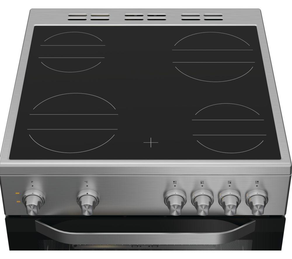 HOTPOINT Multiflow H6V5KMX/UK 60cm Electric Ceramic Cooker - Stainless Steel image number 5 of 8