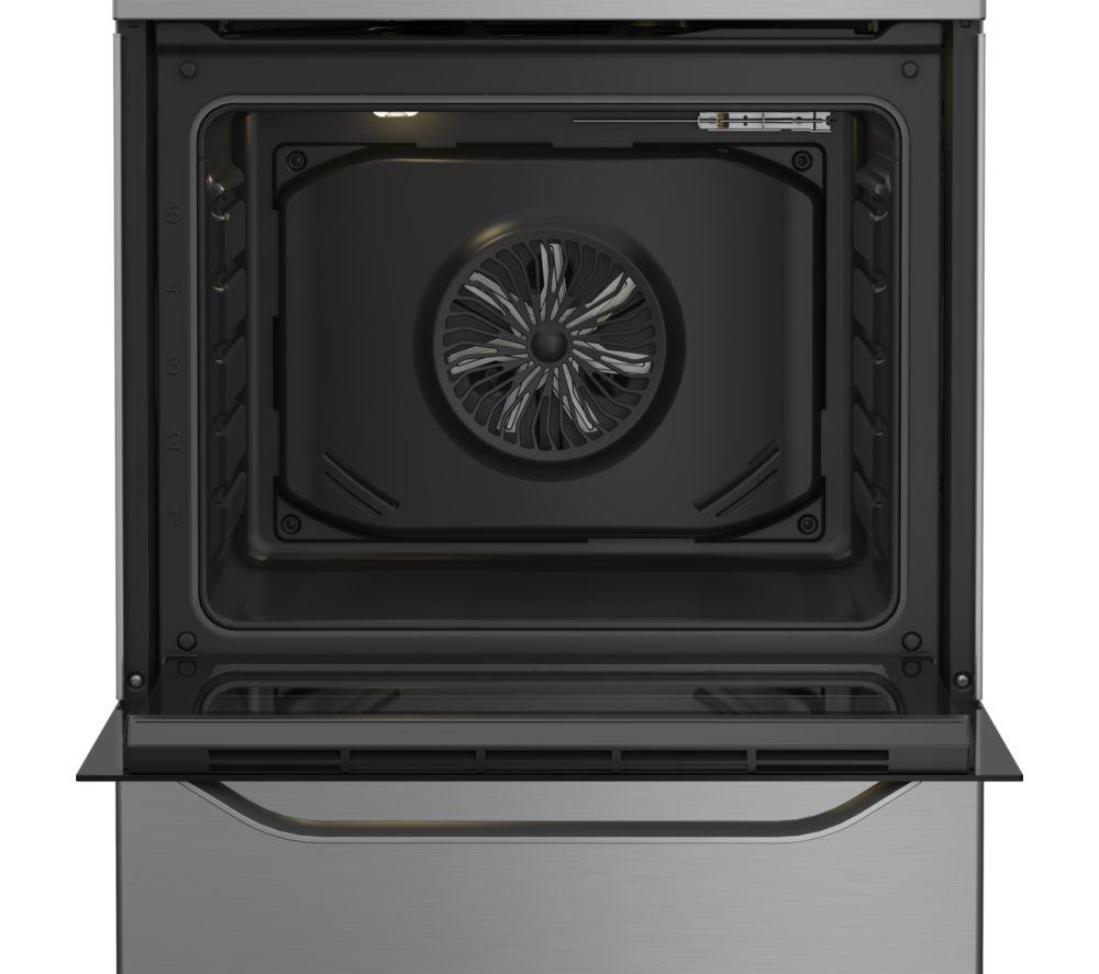 HOTPOINT Multiflow H6V5KMX/UK 60cm Electric Ceramic Cooker - Stainless Steel image number 7 of 8