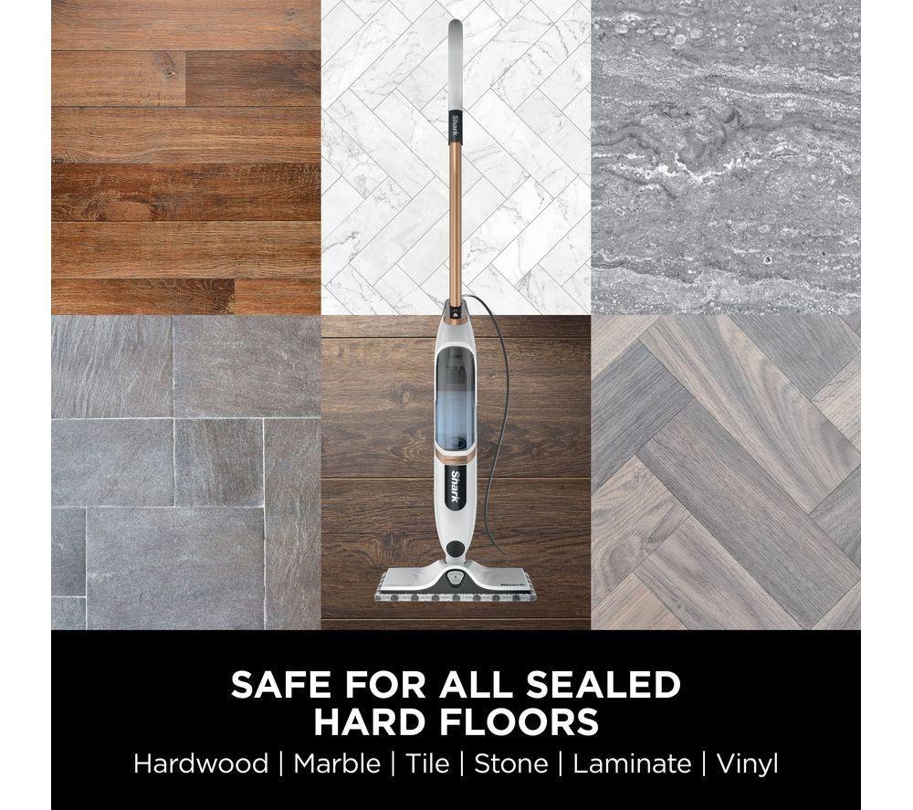 SHARK SteamSpot S2001UK Steam Mop - White image number 6 of 10