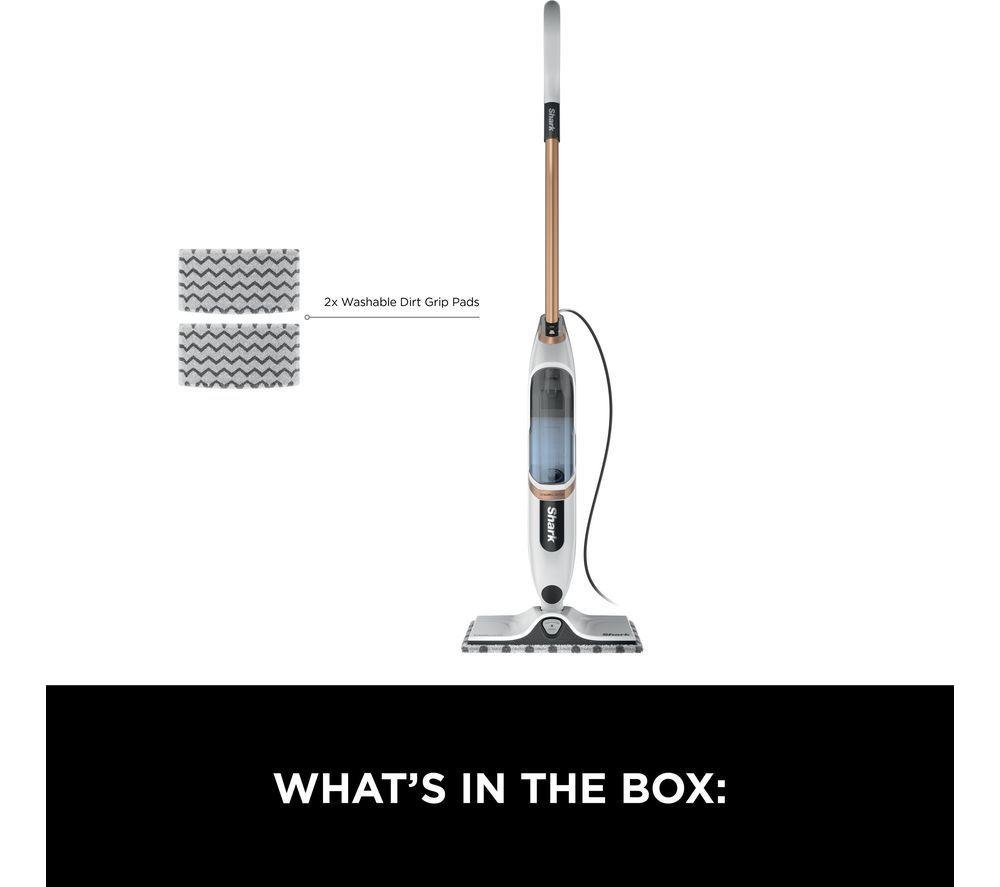 SHARK SteamSpot S2001UK Steam Mop - White image number 8 of 10