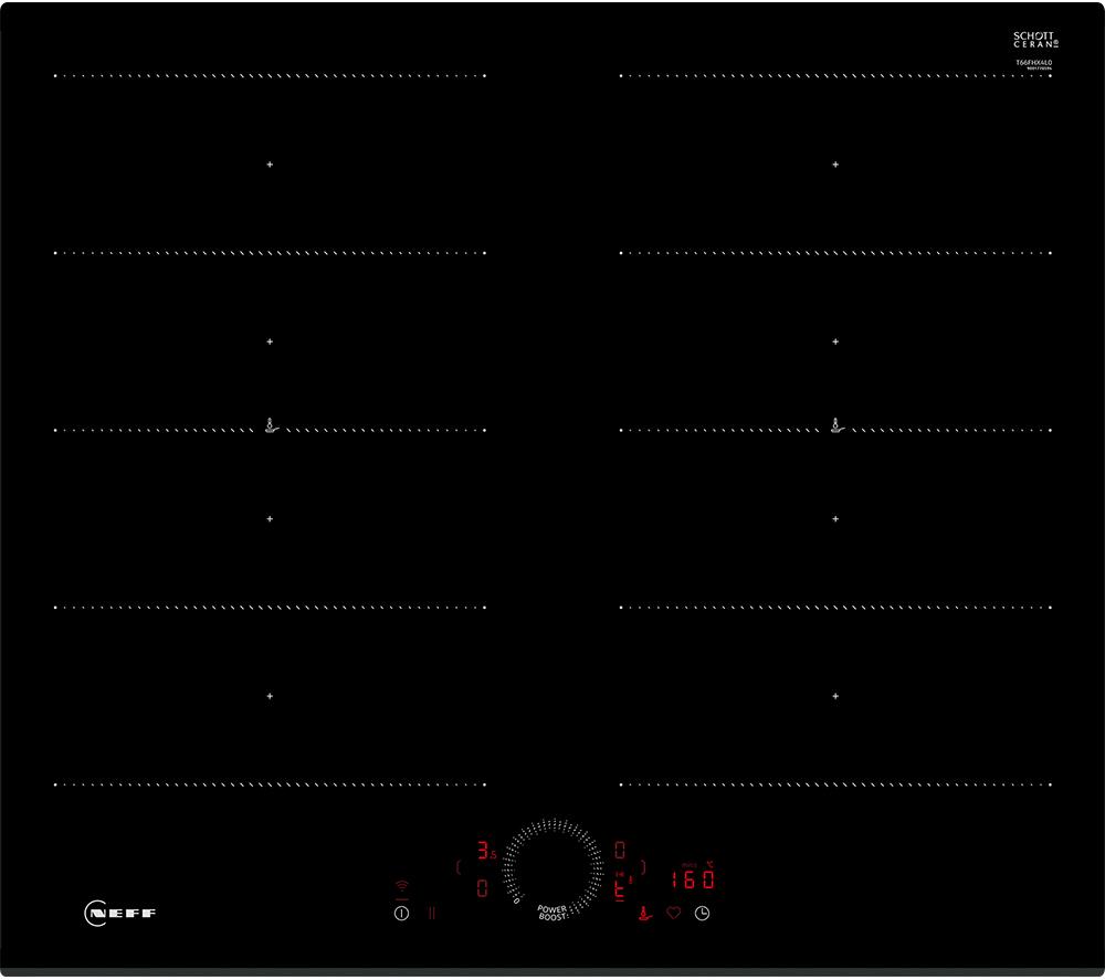 NEFF N70 T66FHX4L0 60 cm Electric Induction Smart Hob – Black, Black
