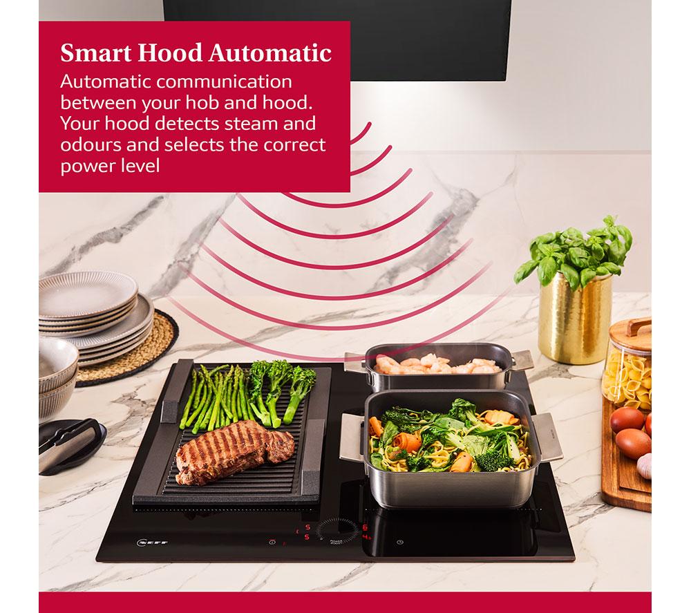 NEFF N70 T66FHX4L0 60 cm Electric Induction Smart Hob - Black image number 7 of 19