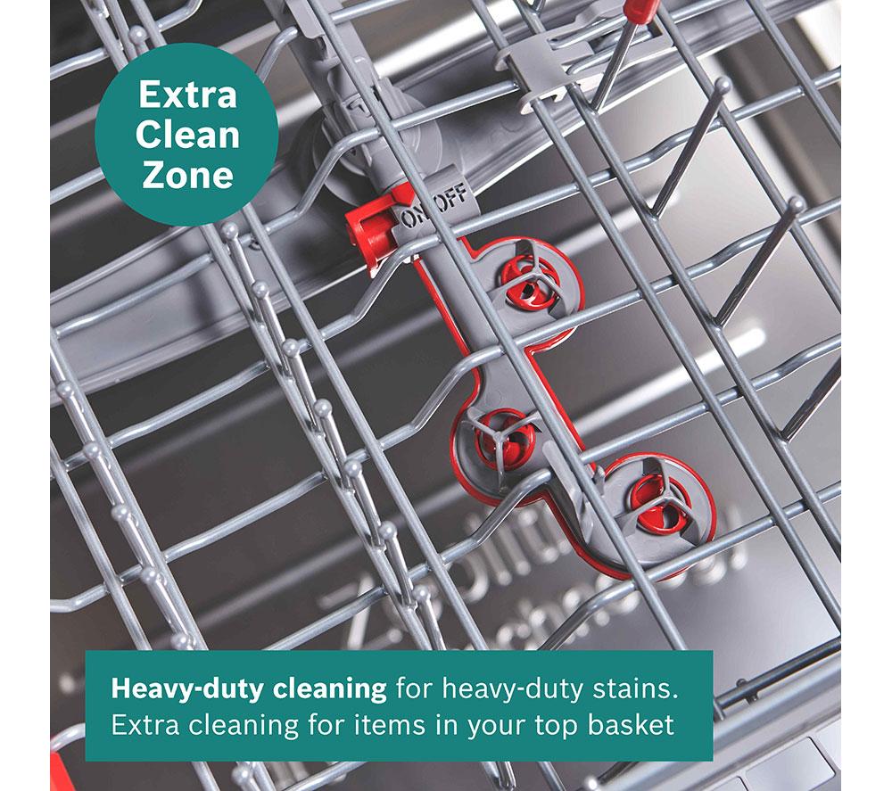 BOSCH Series 6 PerfectDry SMS6TCI02G Full-size WiFi-enabled Dishwasher - Brushed Steel image number 7 of 16