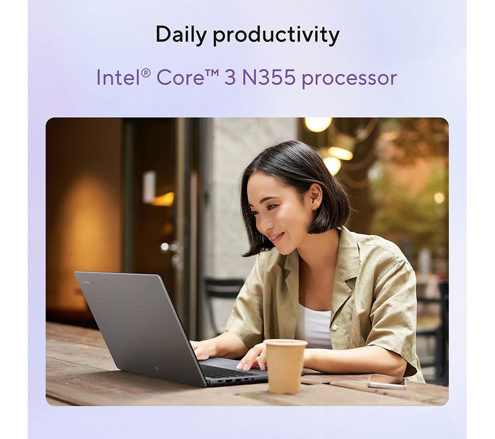 ASUS CX15 15.6" Chromebook Plus - Intel&reg; Core&trade; 3, 128 GB eMMC, Grey image number 12 of 16