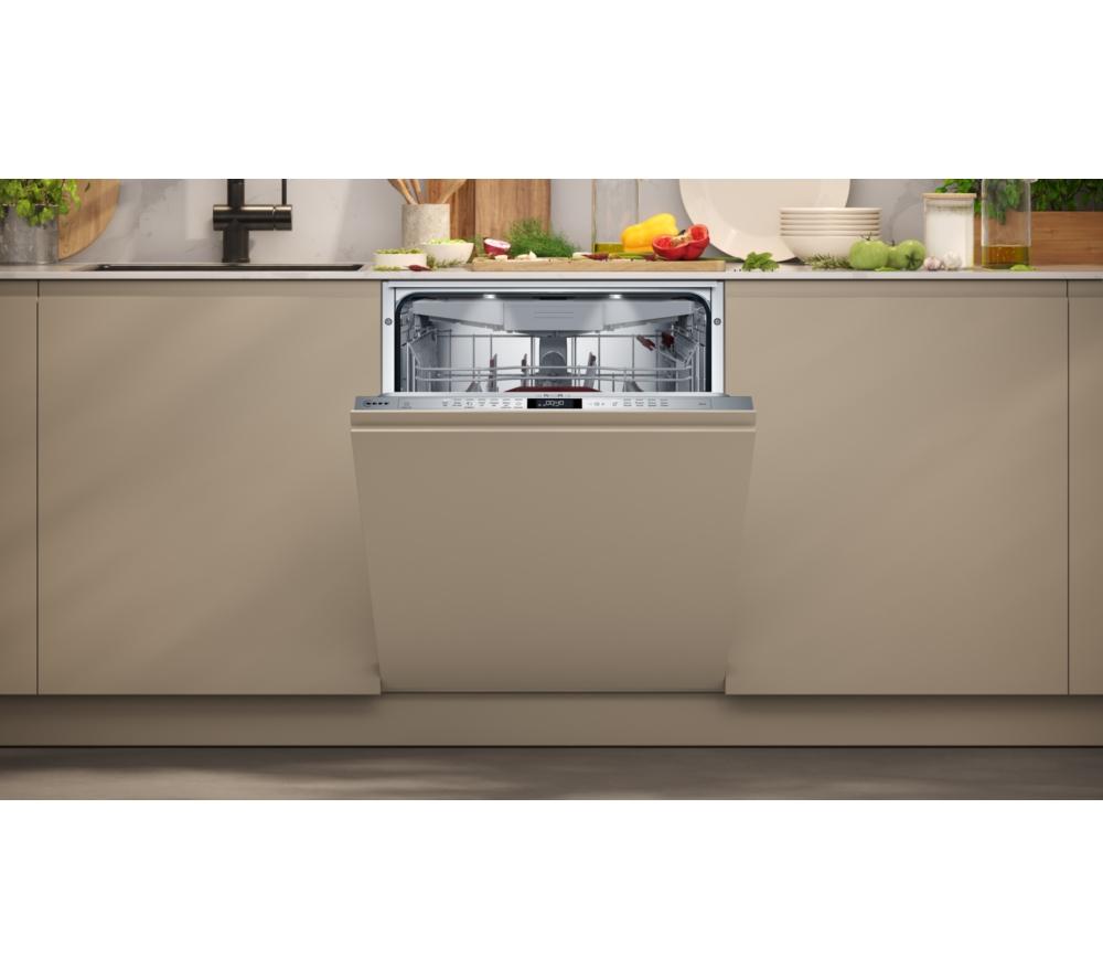 NEFF N70 S197YCX05G Full-size Fully Integrated WiFi-enabled Dishwasher image number 2 of 17