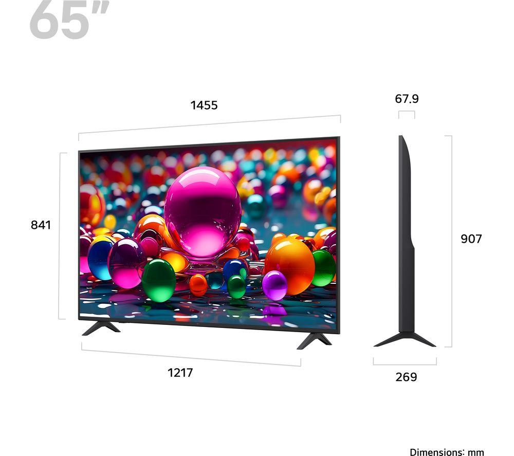 LG UA75 65" LED 4K HDR Smart TV 2025 - 65UA75006LA image number 11 of 12