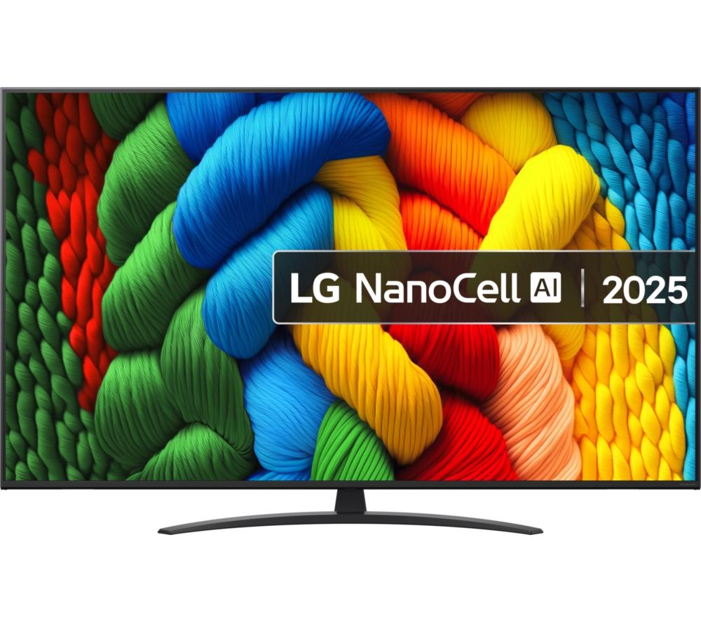 Lg 65" Nano81a Nanocell Ai 4K Hdr Smart Tv 2025 - 65Nano81a6a, Black