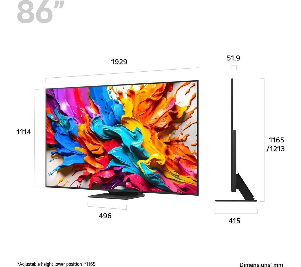 LG QNED9MA 65" QNED evo AI Mini LED 4K HDR True Wireless Smart TV 2025 - 65QNED9MA6B image number 13 of 25