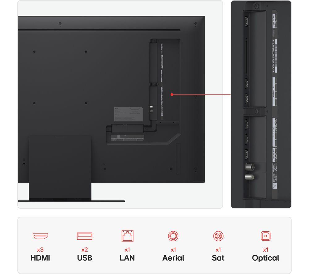 LG QNED86 50" QNED evo AI Mini LED 4K HDR Smart TV 2025 - 50QNED86A6C image number 12 of 12