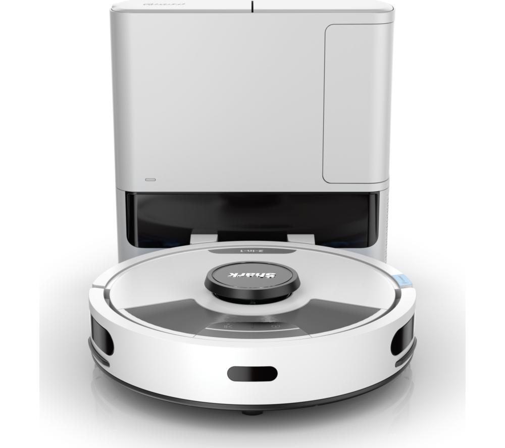 SHARK RV2620WAUKWH Matrix Plus 2-in-1 Robot Vacuum Cleaner – White, White
