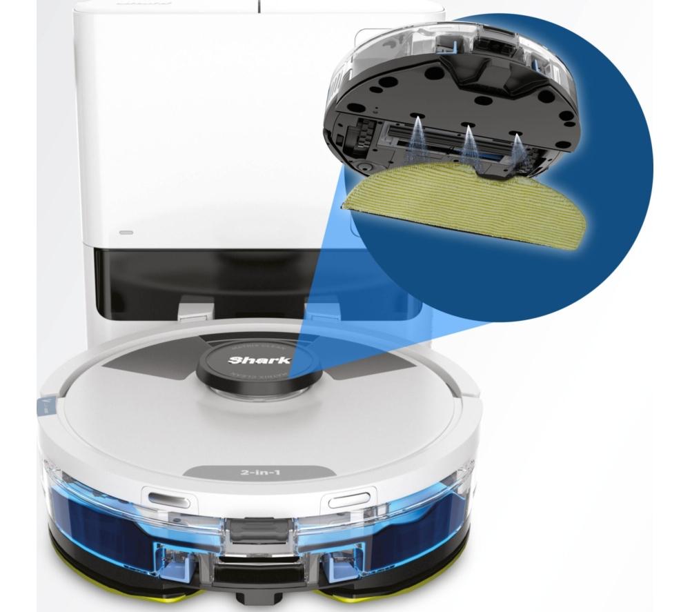SHARK RV2620WAUKWH Matrix Plus 2-in-1 Robot Vacuum Cleaner - White image number 4 of 16
