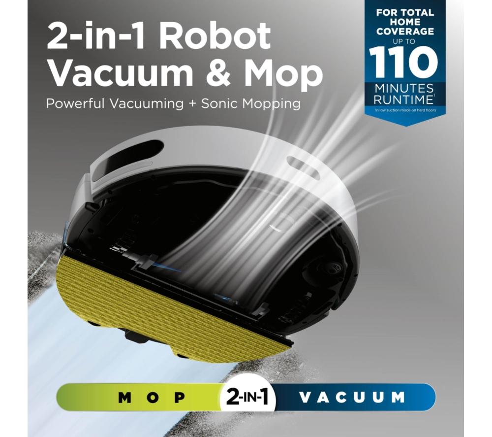 SHARK RV2620WAUKWH Matrix Plus 2-in-1 Robot Vacuum Cleaner - White image number 6 of 16