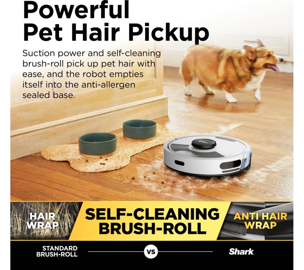 SHARK RV2620WAUKWH Matrix Plus 2-in-1 Robot Vacuum Cleaner - White image number 13 of 16